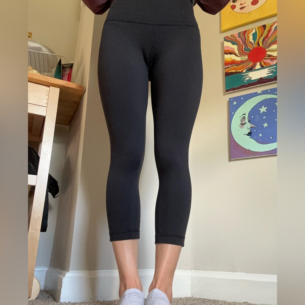 Lululemon 3/4 Fold Over Leggings